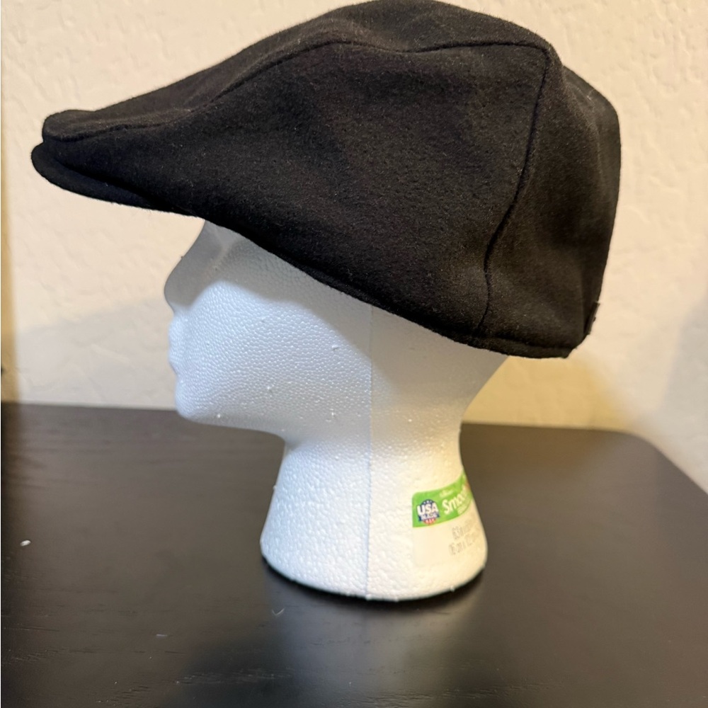 Ted Baker Black Flat Cap / Driving Cap NWOT